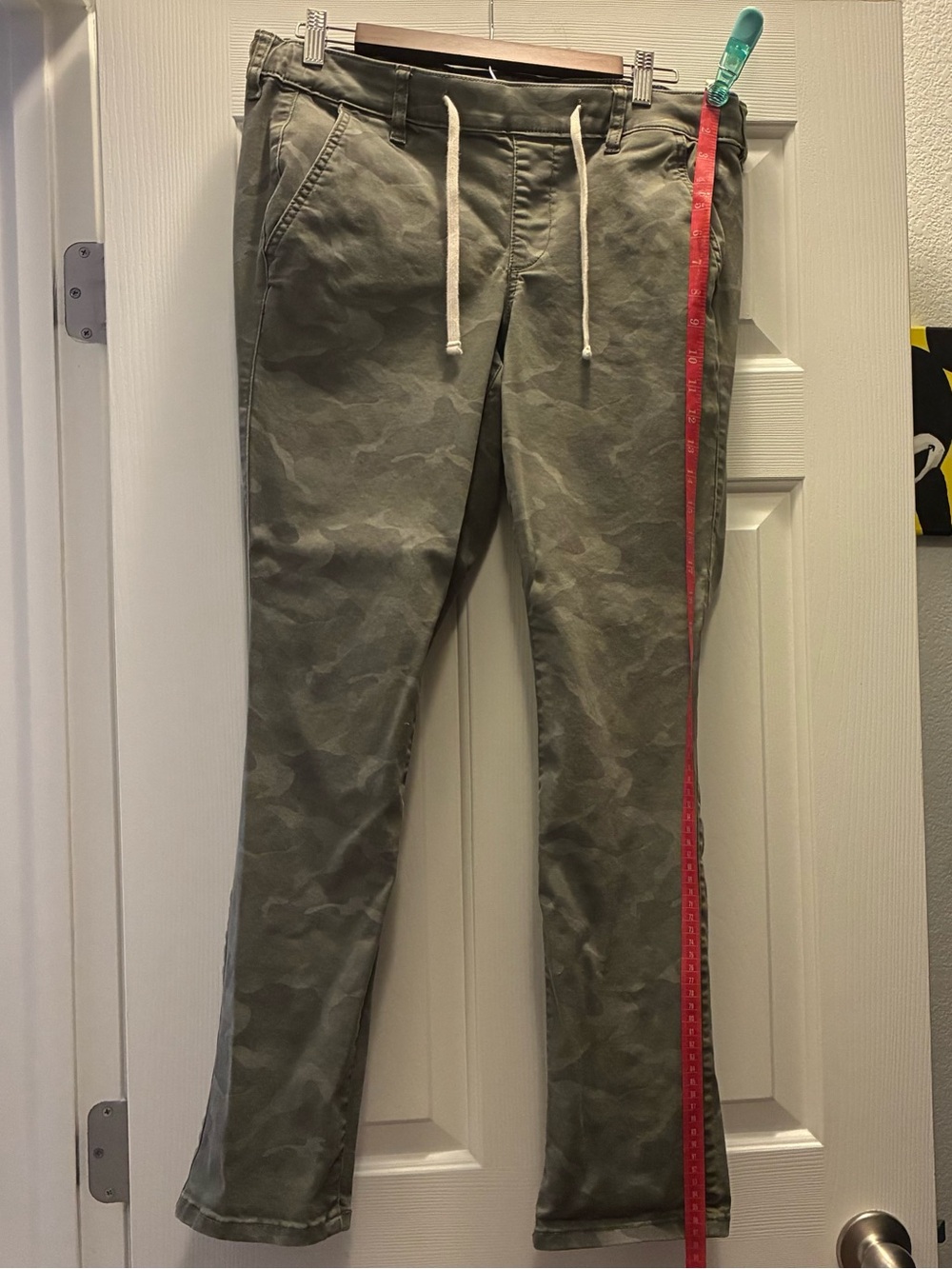 torrid Olive Camo Drawstring Chinos - Green Tones